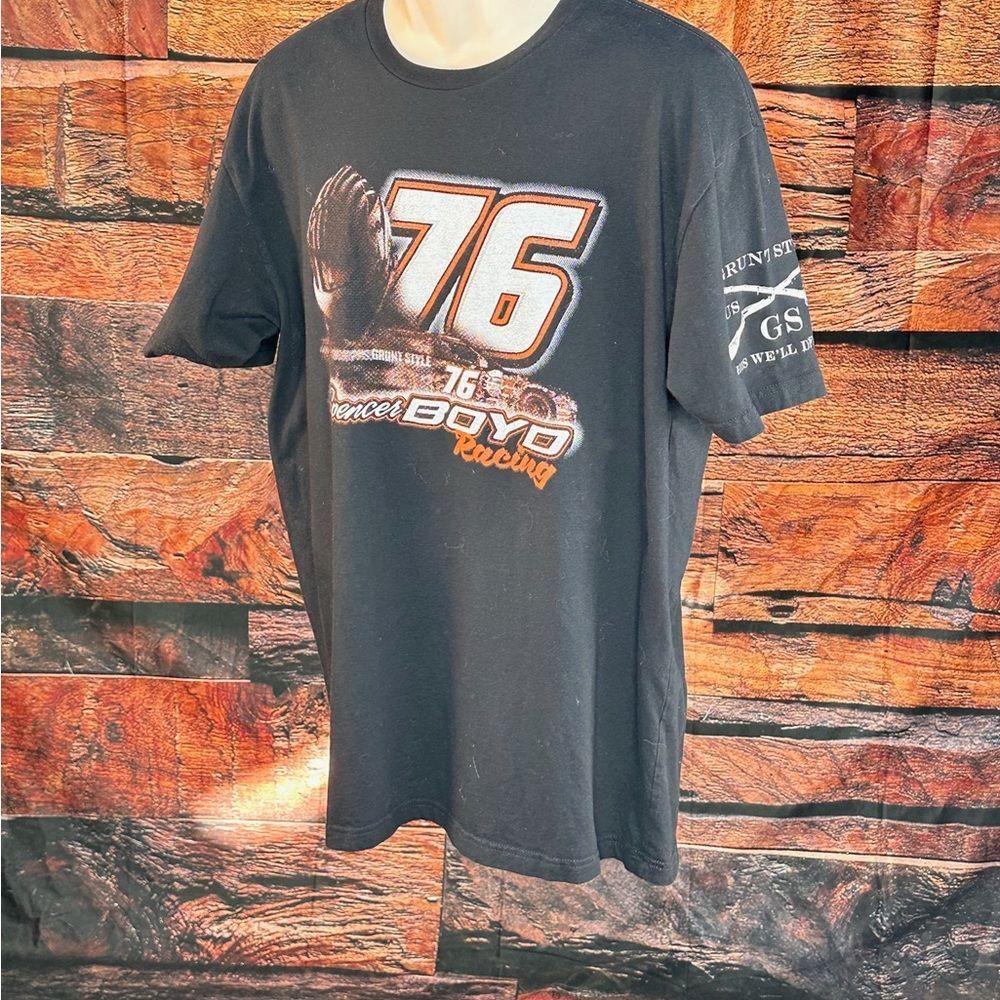 Grunt Style Black Racing Graphic Tee
